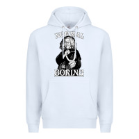 White Limited Edition Grandma Addams (Frump)- Normal Is Boring Premium Hoodie - tuanDangUi