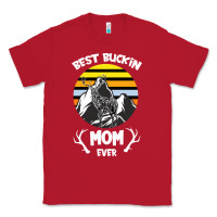 Red Best Buckin Mom Ever Classic Tee - Bettercallsaul