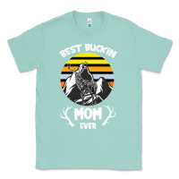 Seafoam Best Buckin Mom Ever Classic Tee - Bettercallsaul