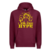Burgundy i am the hype Premium Hoodie - tuanDangUi