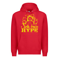 Red i am the hype Premium Hoodie - tuanDangUi