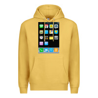 Antique Gold cell phone smartphone mobile app halloween costume Premium Hoodie - tuanDangUi