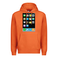 Carrot cell phone smartphone mobile app halloween costume Premium Hoodie - tuanDangUi