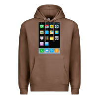 Chestnut cell phone smartphone mobile app halloween costume Premium Hoodie - tuanDangUi