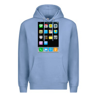 Colony Blue cell phone smartphone mobile app halloween costume Premium Hoodie - tuanDangUi
