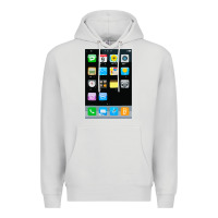 Dove Grey cell phone smartphone mobile app halloween costume Premium Hoodie - tuanDangUi