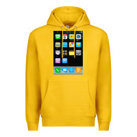 Lemon cell phone smartphone mobile app halloween costume Premium Hoodie - tuanDangUi
