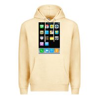 Pina Colada cell phone smartphone mobile app halloween costume Premium Hoodie - tuanDangUi