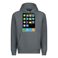 Rock cell phone smartphone mobile app halloween costume Premium Hoodie - tuanDangUi