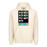 Tofu cell phone smartphone mobile app halloween costume Premium Hoodie - tuanDangUi