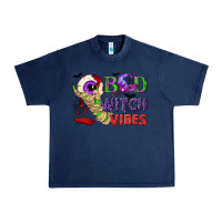 Navy Bad witch vibes Urban Heavy Tee - NancyCooperArtShop