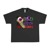 Pigment Black Bad witch vibes Urban Heavy Tee - NancyCooperArtShop