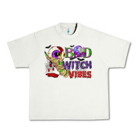Pistachio Bad witch vibes Urban Heavy Tee - NancyCooperArtShop