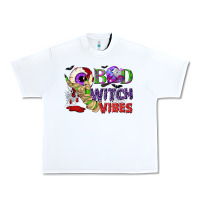 White Bad witch vibes Urban Heavy Tee - NancyCooperArtShop
