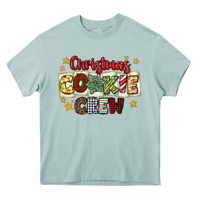 Christmas Cookie Crew Heavy Core Tee by MaliasSmallBusiness | Teevron