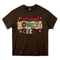 Chocolate Brown Christmas cookie crew Heavy Core Tee - MaliasSmallBusiness