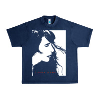 Navy laura nyro Urban Heavy Tee - tuanDangUi