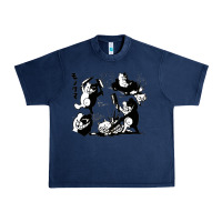 Navy monokuma 1 Urban Heavy Tee - tuanDangUi