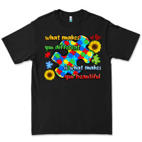 Black what makes you different is what makes  you beauti Premium Tee - LillyAllenDesigns