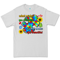 Dove Grey what makes you different is what makes  you beauti Premium Tee - LillyAllenDesigns