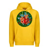 Lemon gingerbread men with hot chocolate Premium Hoodie - BundleAndBundleShop