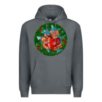Rock gingerbread men with hot chocolate Premium Hoodie - BundleAndBundleShop