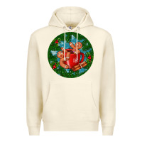 Sandshell gingerbread men with hot chocolate Premium Hoodie - BundleAndBundleShop