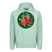 Seafoam gingerbread men with hot chocolate Premium Hoodie - BundleAndBundleShop
