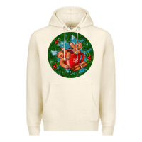 Tofu gingerbread men with hot chocolate Premium Hoodie - BundleAndBundleShop
