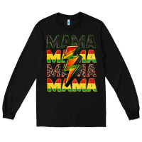 Black juneteenth mama Long Sleeve Tee - CowGirlArtShop