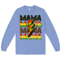 Colony Blue juneteenth mama Long Sleeve Tee - CowGirlArtShop