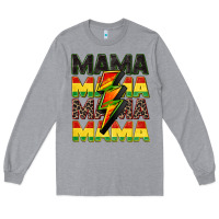 Heather Grey juneteenth mama Long Sleeve Tee - CowGirlArtShop