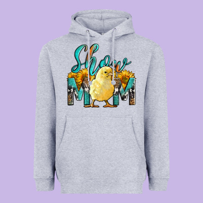 Western Show Mom Baby Chick Heavyweight Hoodie Designed By Lillyallendesigns