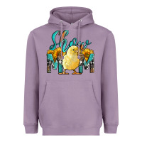 Lavender Western Show Mom Baby Chick Heavyweight Hoodie - LillyAllenDesigns