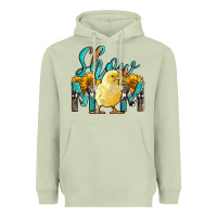 Matcha Western Show Mom Baby Chick Heavyweight Hoodie - LillyAllenDesigns