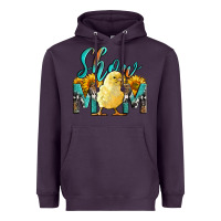 Plum Western Show Mom Baby Chick Heavyweight Hoodie - LillyAllenDesigns