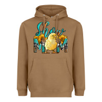 Toasted Coconut Western Show Mom Baby Chick Heavyweight Hoodie - LillyAllenDesigns