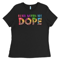 Black black women are dope Ladies Tee - LillyAllenDesigns