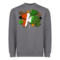 Storm Irish flag shamrock St. Patricks Day Heavyweight Sweatshirt - FaDigitalArtStudio