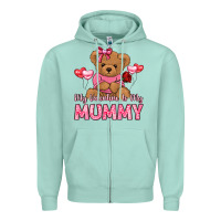 My Valentine Is My Mummy Zipper Hoodie | Teevron