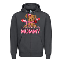 Smoke my valentine is my mummy Zipper Hoodie - LillyAllenDesigns