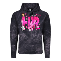 Cloud Black breast cancer hr human resources Vintage Hoodie - texasbilliewilder