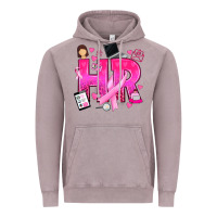 Vintage Zinc breast cancer hr human resources Vintage Hoodie - texasbilliewilder