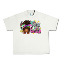 Pistachio 70's made 80's raised afro messy bun Urban Heavy Tee - texasbilliewilder