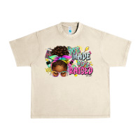Sandshell 70's made 80's raised afro messy bun Urban Heavy Tee - texasbilliewilder