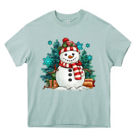Arona christmas snowman Heavy Core Tee - MaliasSmallBusiness