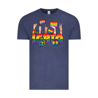 Vintage Denim LGBTQ+ Vintage Tee - NancyCooperArtShop