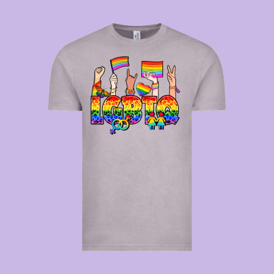Lgbtq+ Vintage Tee Designed By Nancycooperartshop