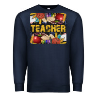 Navy Western Teacher Black And Glitter Premium Sweatshirt - LillyAllenDesigns