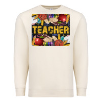 Western Teacher Black And Glitter Premium Sweatshirt | Teevron